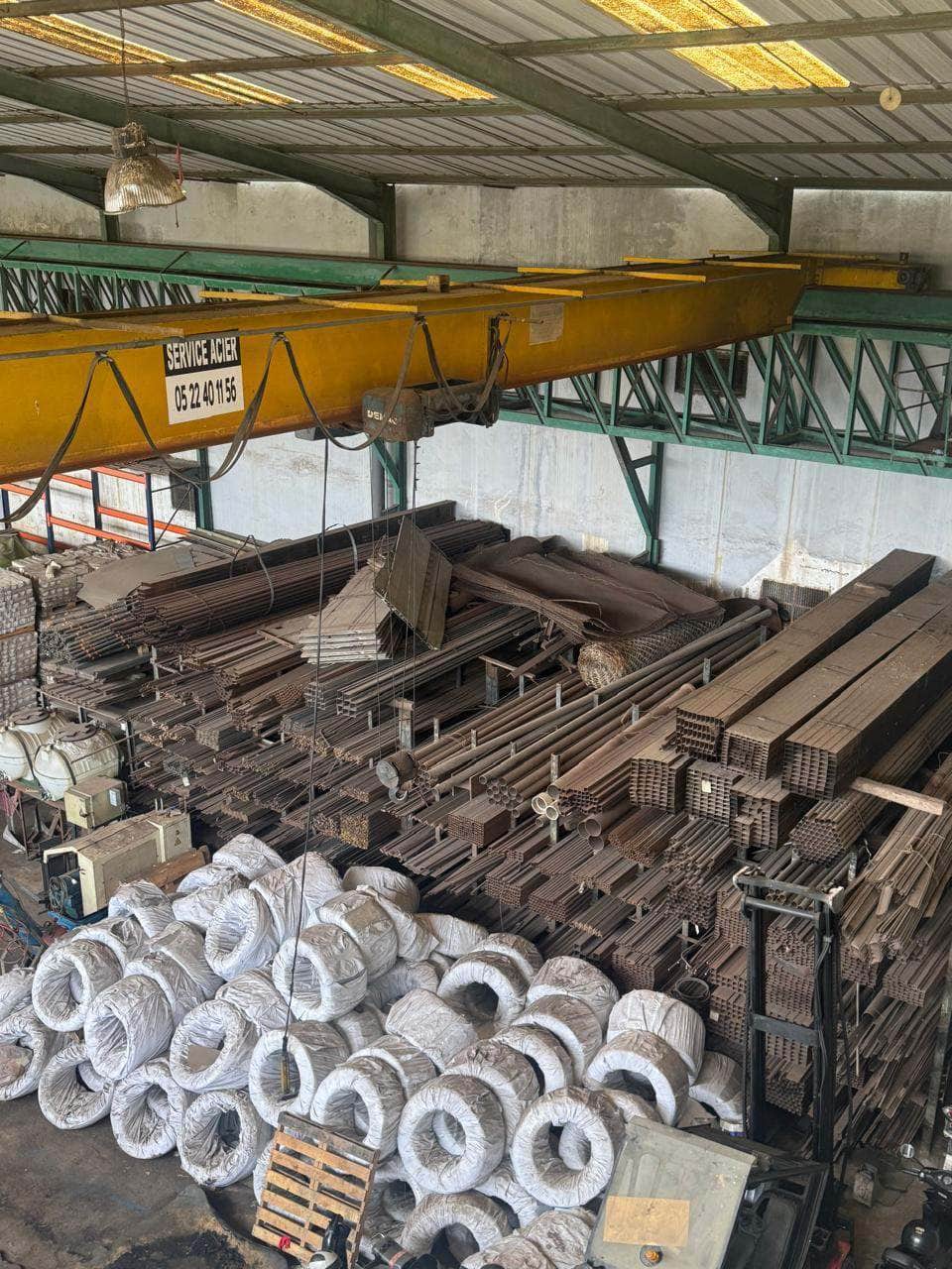 Dépôt Service Acier à Aïn Sebaâ, Casablanca
