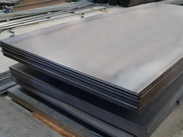 Rolled steel sheets ready for cutting